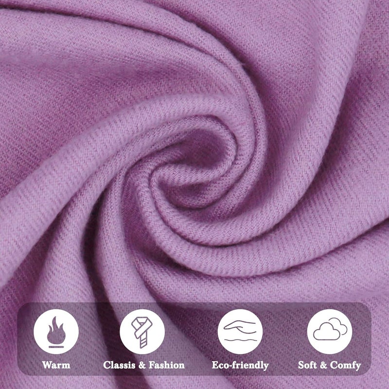 vimate Plaid Scarf for Men Women Super Soft Classic Tartan Checkered Neck Scarves - Image 2